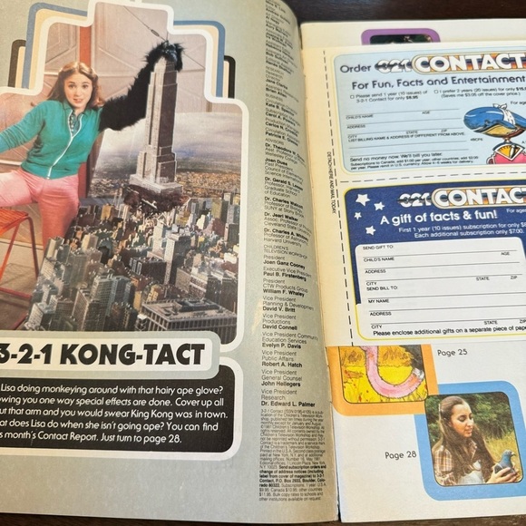 321 Contact Magazine April - May 1981 by Children's Television Workshop - Picture 3 of 15